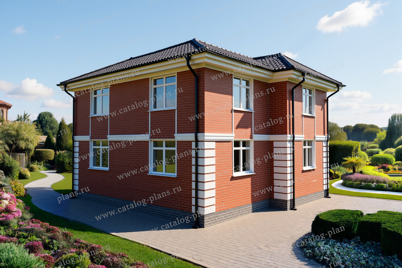 Проект жилой дом #40-36ABGL материал - , стиль классический