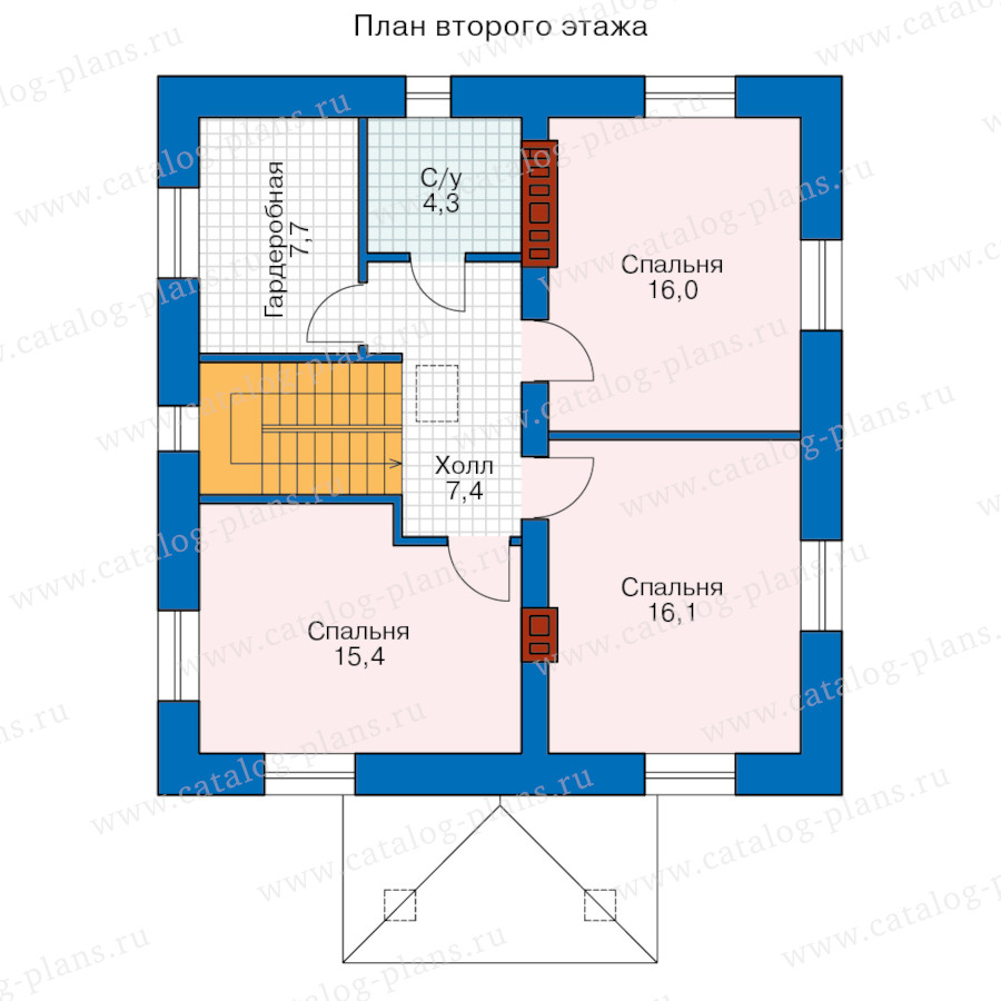 План 2-этажа проекта 40-04PBK2L