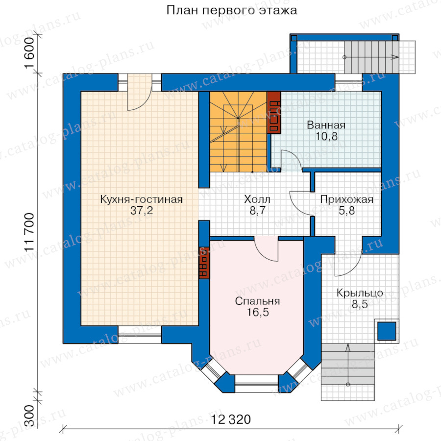 План 2-этажа проекта 40-12MBGL