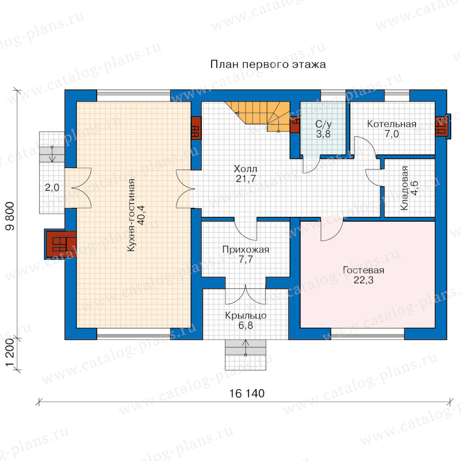 План 1-этажа проекта 65-22B