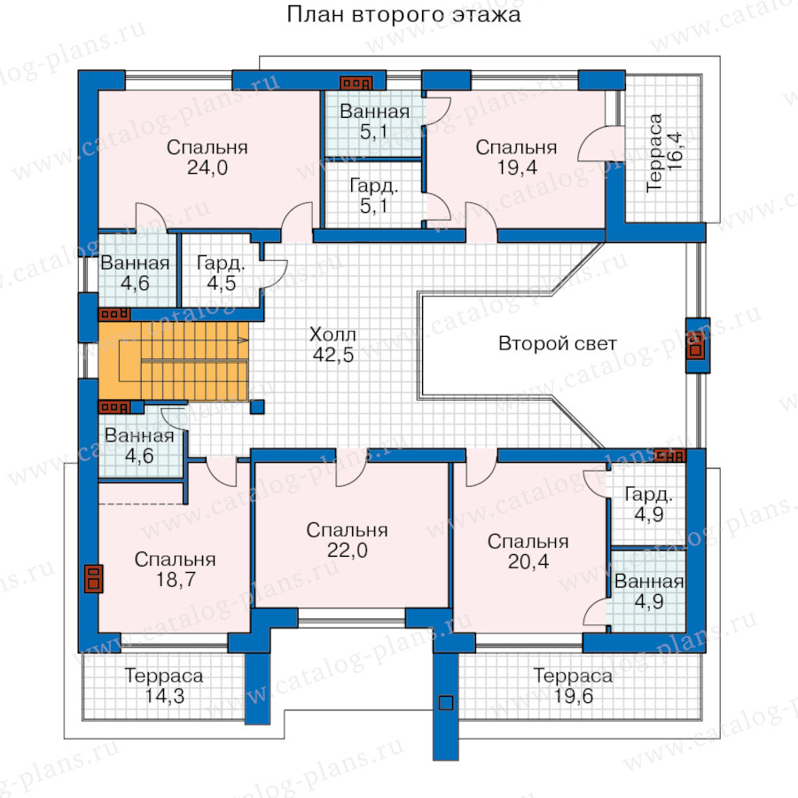 План 2-этажа проекта 65-35MA