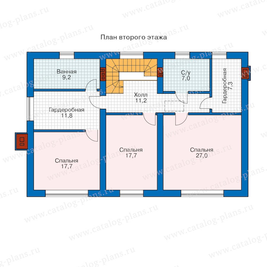 План 2-этажа проекта 65-22B