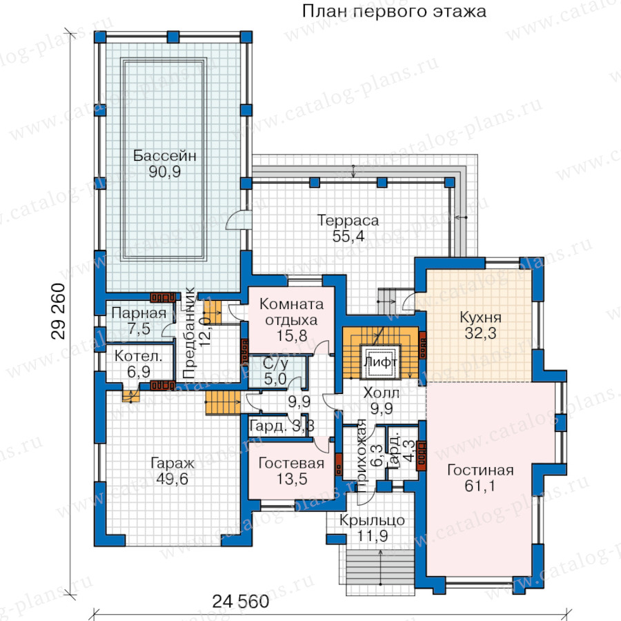 План 2-этажа проекта 46-08BAGL