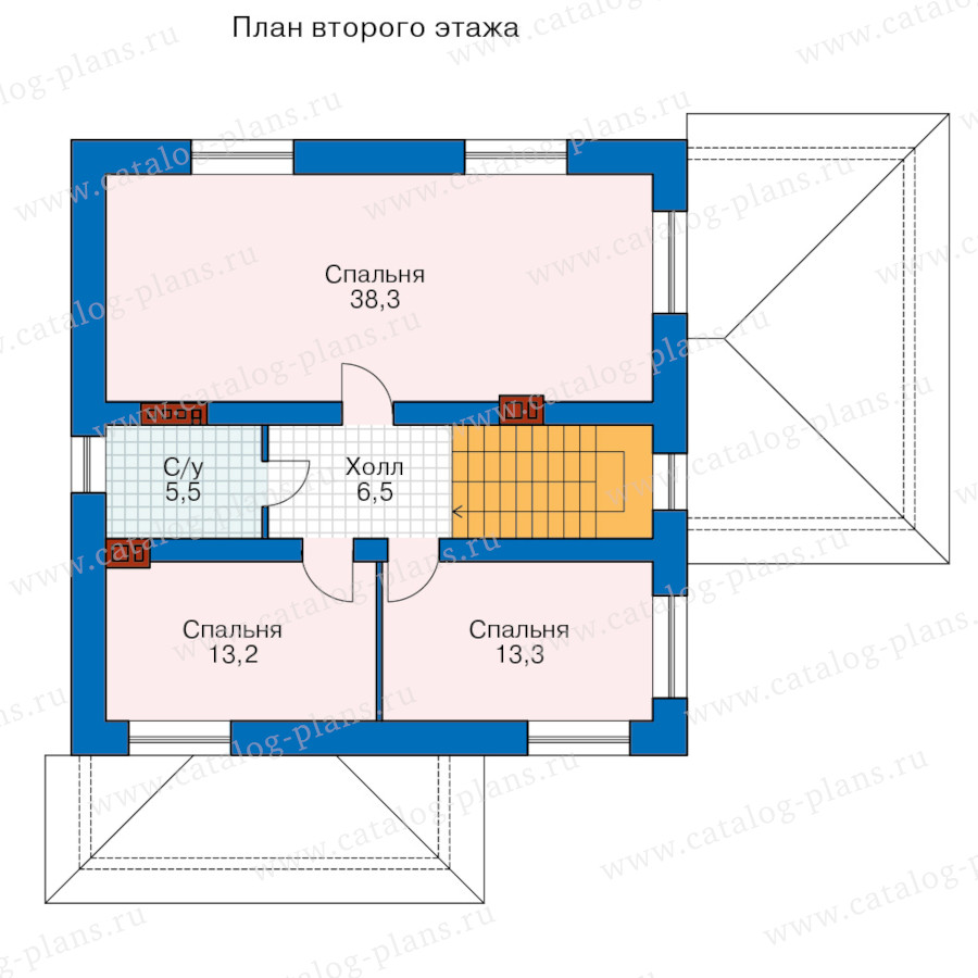 План 2-этажа проекта 57-05CABAGL