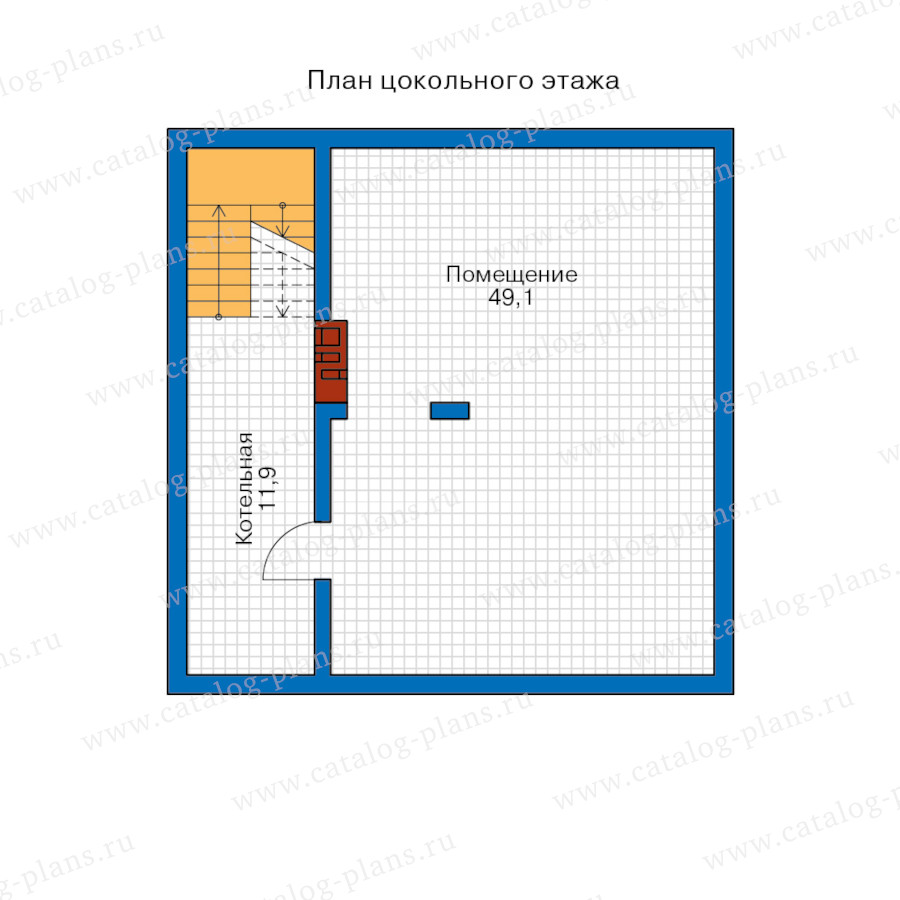 План 1-этажа проекта 92-29L