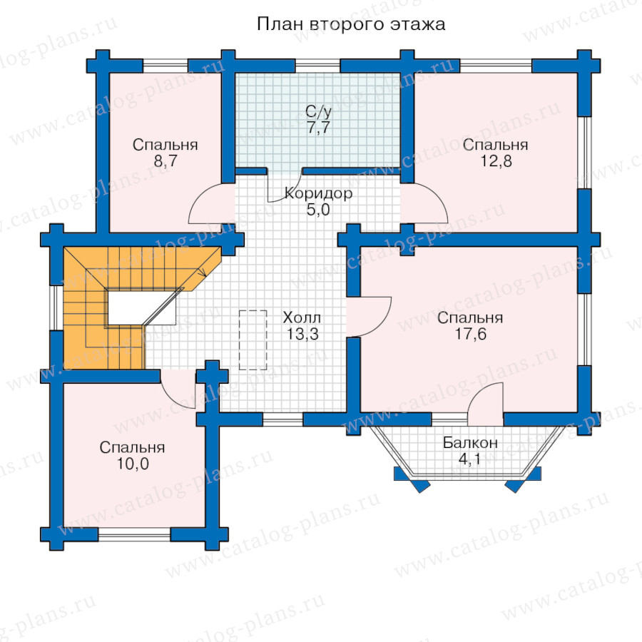 План 2-этажа проекта 14-21