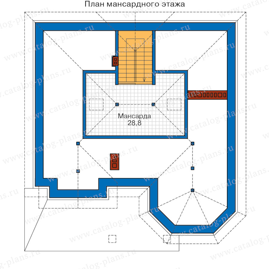 План 4-этажа проекта 40-11EFL
