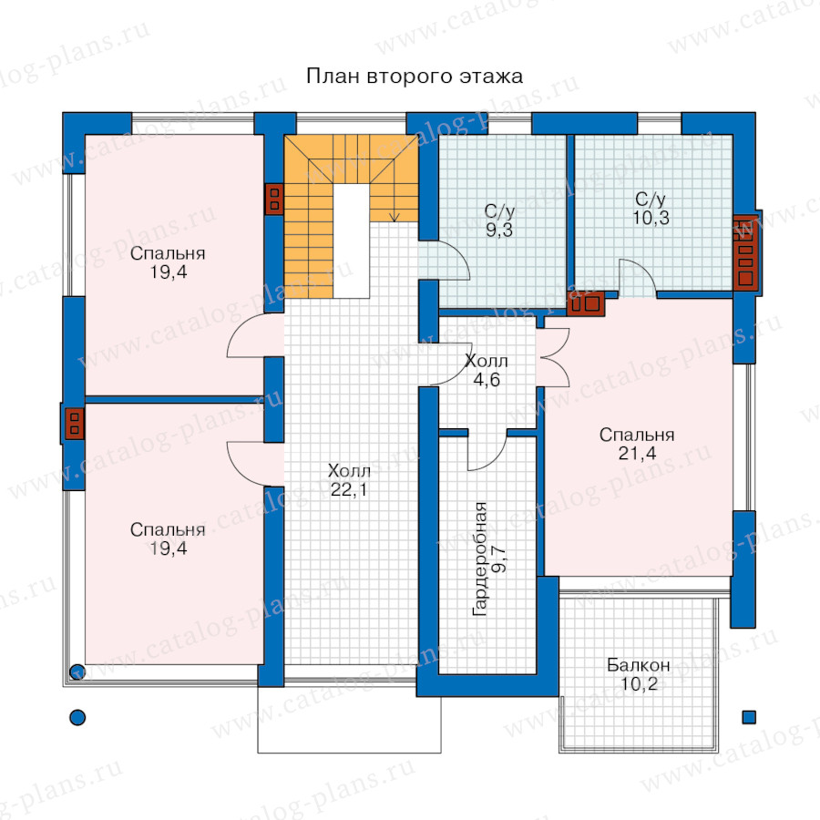 План 2-этажа проекта 62-33ABB