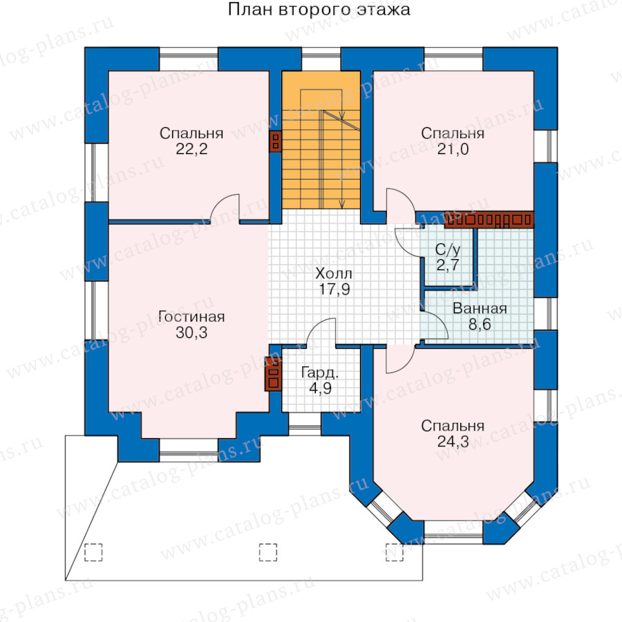 План 3-этажа проекта 40-11EFL